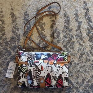 Rossetti crossbody butterfly purse, never used